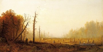 地味なシーン Painting - 秋の風景 アルフレッド・トンプソン・ブリチャー